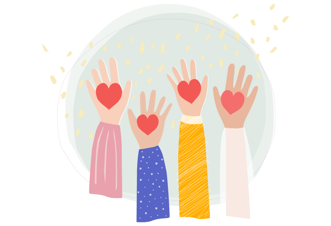 Illustration - Volunteering at Voices